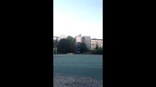 1ncandenza wanks butt naked in the empty schoolyard