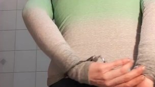 Handcuffed girl trying to escape 
