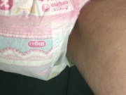 002 オヤスミマンでおもらし！ピンクの柄が可愛いおむつ - Screenshot 9 of 16 - Diaper