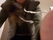 Close Up Winking Asshole While I Piss 13/16