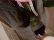 Close Up Winking Asshole While I Piss 14/16