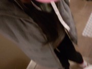 Close Up Winking Asshole While I Piss 15/16