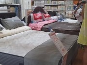 NO PANTIES in Public # BUTT PLUG flashing at MALL