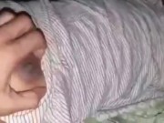 My Step Sis Let Me Touch Her while Chilling on My Bed Listening to Music