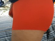 RED WATCH GUY BIG COCK INSIDE RED CALVIN KLEIN TRUNKS BRIEFS GLOSSY BOXERS SUGAR DADDY