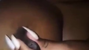 Playing with my Titties.