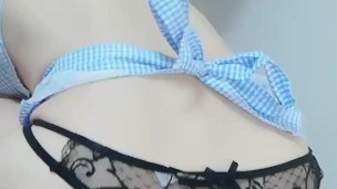 crossdresser sissy dildo play short