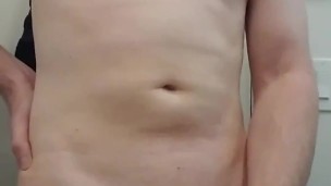 Stroking My Thick Meaty Cock in Before I Shower - BigWBoy1223