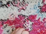 Bbw Giantess gets a new little slave! Watch her play! Insertion, butt crush, feet play, vore. 10/16