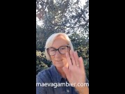 EXTRAIT - JE M'EXHIB EN PUBLIC DANS UN PARC ET JE ME MASTURBE DEVANT LES PASSANTS !!! 7/16