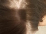 PAWG slut from Tinder makes blowjob POV