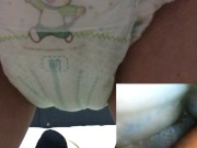 009 パンパースにおもらし！だんだんと膨らみます - Screenshot 7 of 16 - Kink