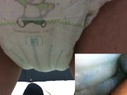 009 パンパースにおもらし！だんだんと膨らみます - Screenshot 8 of 16 - Pee
