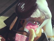 Furry Hentai Bisexual - Rabbit fucks 2 Foxs (Foxy and Fox) 5/16