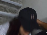Pinay Sex sa Hagdanan ng Apartment - Risky Public Quickie Sex 6/16