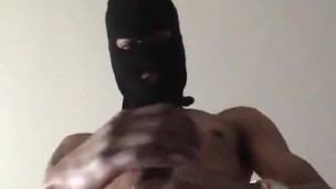 Cum Dripping BBC 2 Hands Stroking Huge Dick