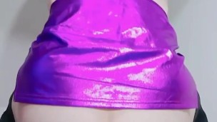 crossdresser sissy big dildo play!