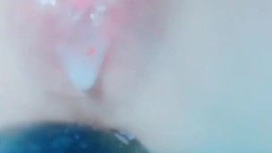 big dildo from ass sissy solo play
