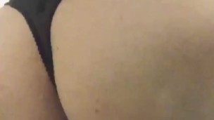 Pretending to ride your big cock daddy 