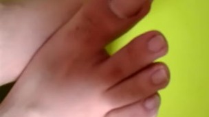 My feet after working out