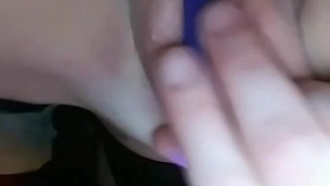 Multiple solo blonde orgasms
