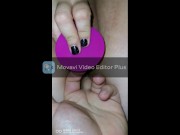 My first dildo fuck on cam with anal orgasm 13/16