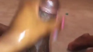 Oily Tranny Cumshot (full video on my OnlyFans link in bio and comments )