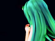 早苗「そろそろこういうのが見たかったのですよね？」【東方MMD】 - Screenshot 12 of 16 - Big Boobs