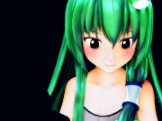 早苗「そろそろこういうのが見たかったのですよね？」【東方MMD】 - Screenshot 2 of 16 - Big Boobs