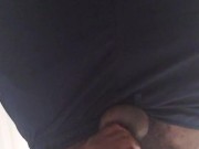 Jacking off upside down