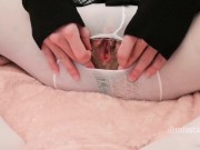 Amateur Japanese schoolgirl fingering herself after school. Virgin lesbian solo uncensored 12/16