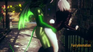 Furry Yaoi 3D - Dragon Fucks Rabbit and cums inside