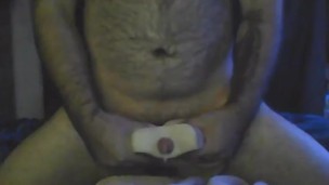 little play with cum