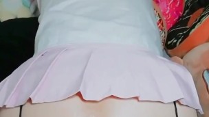crossdresser sissy fuckmachine solo
