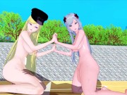 DANMACHI FREYA AND NORAGAMI BISHAMON 3D HENTAI 13/16