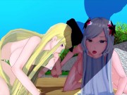 DANMACHI FREYA AND NORAGAMI BISHAMON 3D HENTAI 5/16