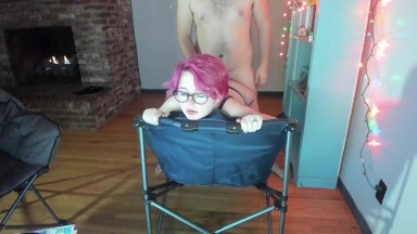 Egirl with Phat ass get fucked while streaming on chaturbate!