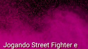 Playing street fighter and masturbating 
