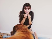 Asian Girl Rolls Up On Sybian Challenge 9/16