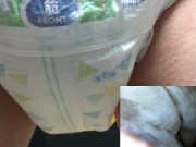 011 ムーニーマンのおむつでおしっこ！ギャザーがしっかり漏れを防いでくれます！ - Screenshot 9 of 16 - Diaper