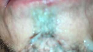 self facial on my braces and play with my cum