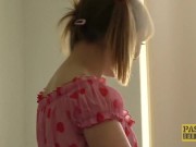 PASCALSSUBSLUTS - Petite Cherry English Analled and Fed Cum 7/16