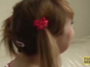 PASCALSSUBSLUTS - Petite Cherry English Analled and Fed Cum 8/16