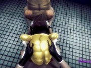 Sailor Moon Hentai 3D - Usagi is Fucked by 2 Boys in a Public Toilet 6/16