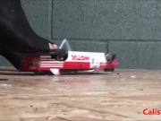 Goddess Calista sprays a miniature sports car 11/16