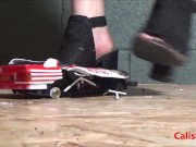 Goddess Calista sprays a miniature sports car 12/16