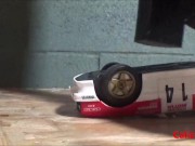 Goddess Calista sprays a miniature sports car 6/16