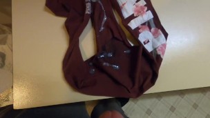 Cumming Onto My Girlfriends Dirty Panties #5