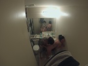 Bathroom Ceiling Cam -- MILF Shelby Squirts 2/16