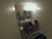 Bathroom Ceiling Cam -- MILF Shelby Squirts 3/16